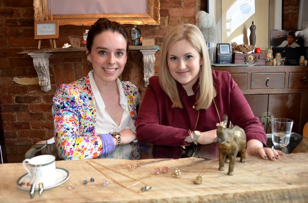 WHAT'S THE STORY? Laura Hart and Alison Nasmith create jewellery with a conscience made with materials sourced from small suppliers. Many of the pieces have a back story like the Herkimer diamonds, which are from an Amish farm in upstate New York.